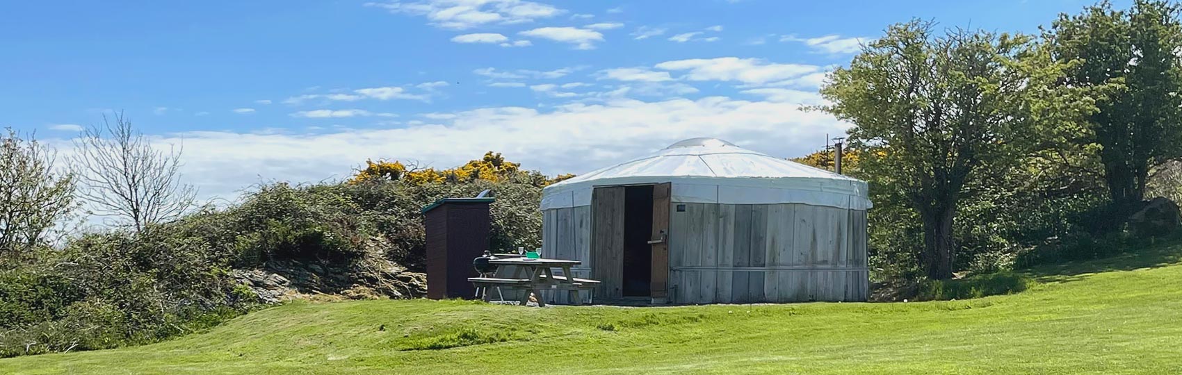 Caban camping yurt Llyn