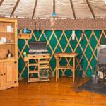 Llyn Yurt Kitchenette