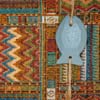 Yurt textile pattern styling